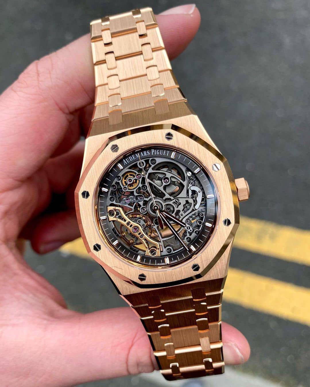 Audemars Watch Royal Oak Skeleton Automatic Steel